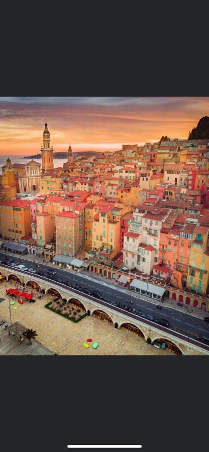 Menton Centre Vue Imprenable Sur Mer Et Jardin Bioves Εξωτερικό φωτογραφία