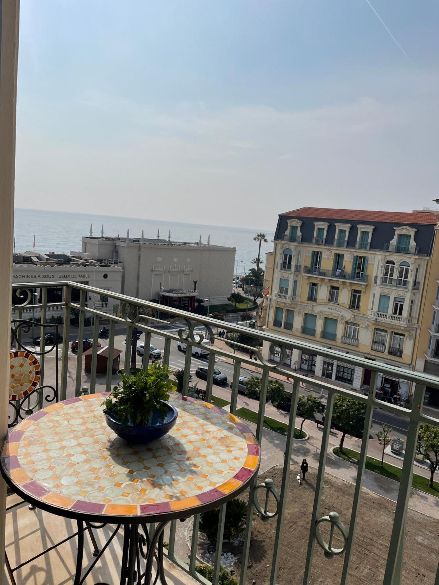 Menton Centre Vue Imprenable Sur Mer Et Jardin Bioves Εξωτερικό φωτογραφία